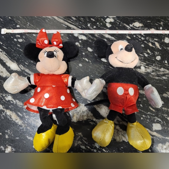 Ty Disney Parks Mickey & Minnie Mouse Ty Beanie Babies Collection Plush - Picture 11 of 11
